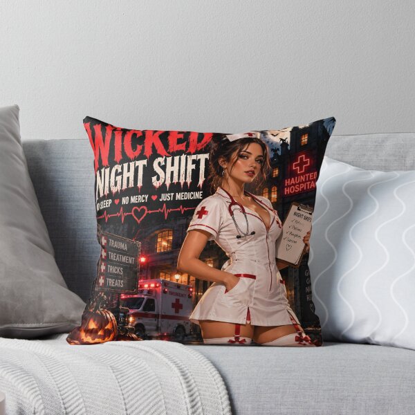 Item preview, Wicked Night Shift Nurse | Halloween Haunted Hospital designed and sold by IRON SIREN.