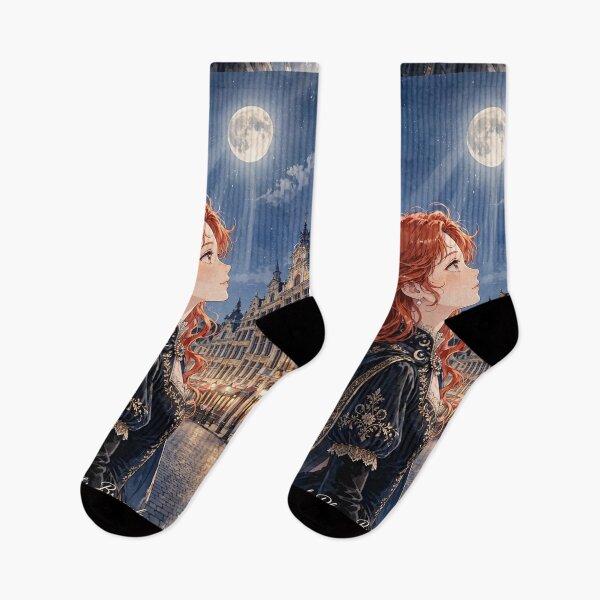 Item preview, Grand Place Brussels Belgium Travel Adventure Exploring the Iconic Historic Square Belgian Architecture European City Travel and Wanderlust with Red Haired Woman designed and sold by DibujandoPorfa.