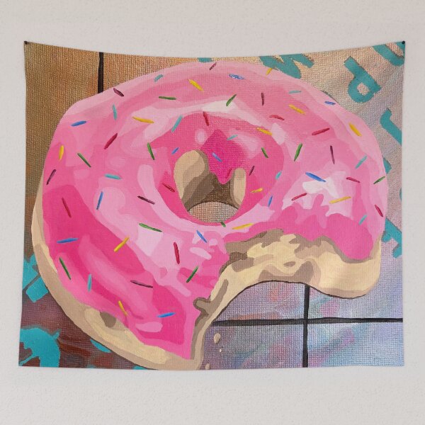 Item preview, Pop Art Donut designed and sold by Ísabella Ævarsdóttir.