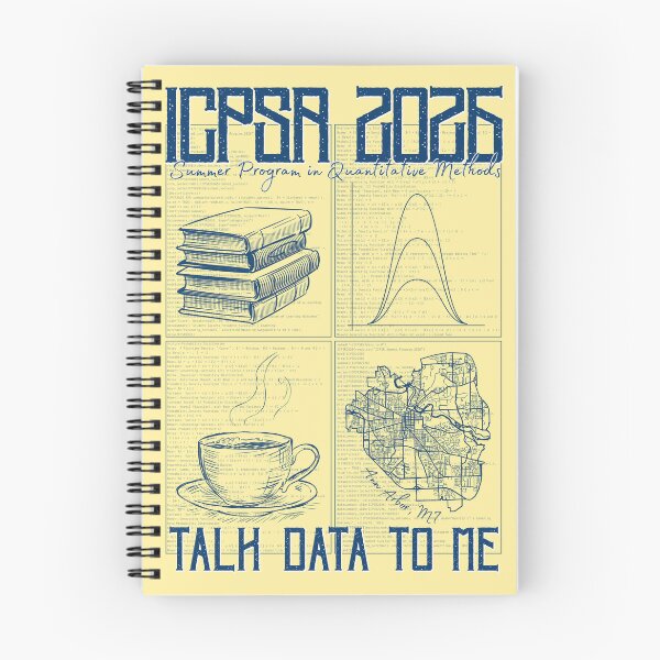 Item preview, Talk Data To Me: 2026 ICPSR Summer Program (for light backgrounds) designed and sold by ICPSR.