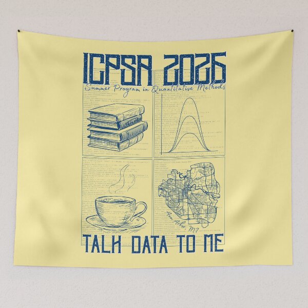 Item preview, Talk Data To Me: 2026 ICPSR Summer Program (for light backgrounds) designed and sold by ICPSR.