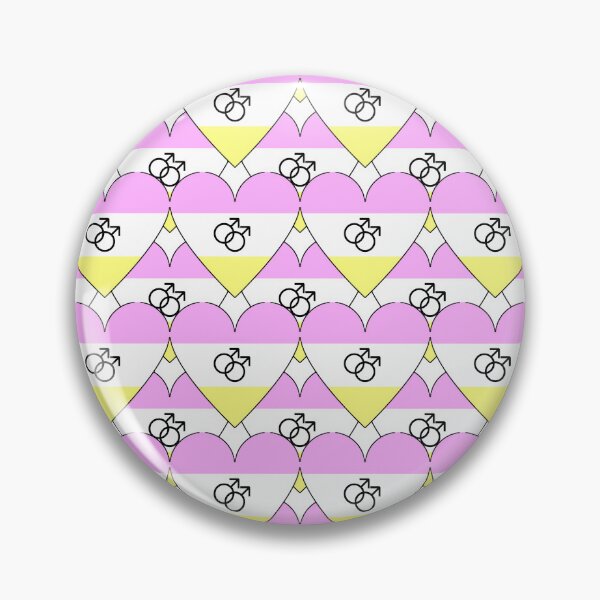 Item preview, Heart With Twink Flag Pattern designed and sold by TheIconSmith.