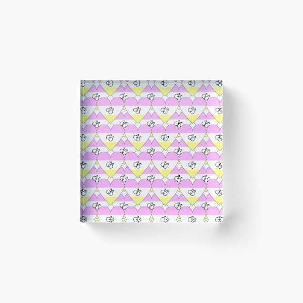 Item preview, Heart With Twink Flag Pattern designed and sold by TheIconSmith.