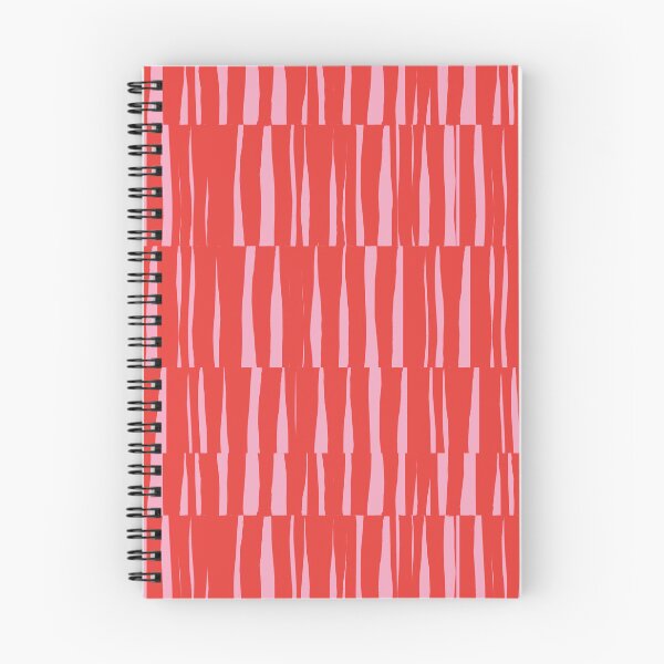Item preview, Minimal Geometric Rectangles Lines 15 | Coral Pink Hand Drawn Stripes designed and sold by MarleneCanto.