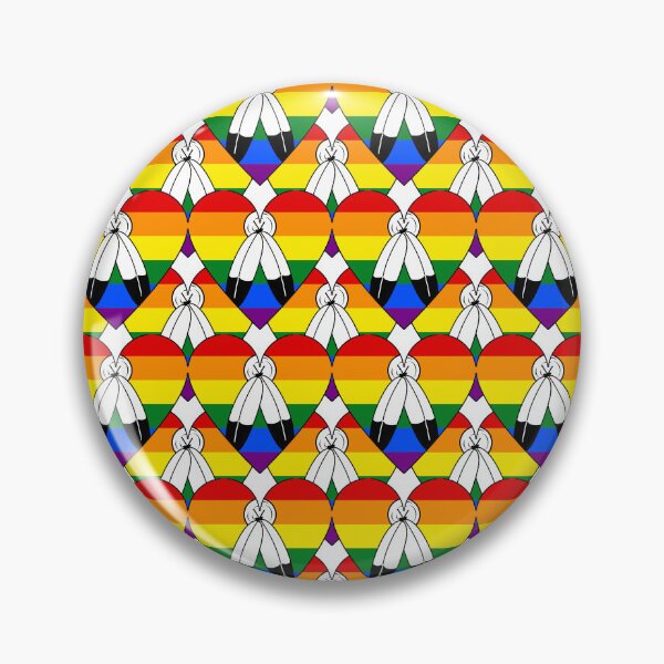 Item preview, Heart With Two Spirit Flag Pattern designed and sold by TheIconSmith.