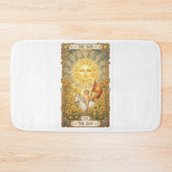 Item preview, The Sun Tarot Card Vintage Art Nouveau designed and sold by Rahat3344.