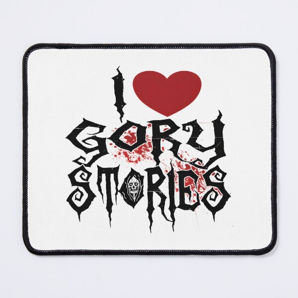 Item preview, I Love Gory Stories Logo Graphic Design for Horror Fans designed and sold by Salin Loktam.
