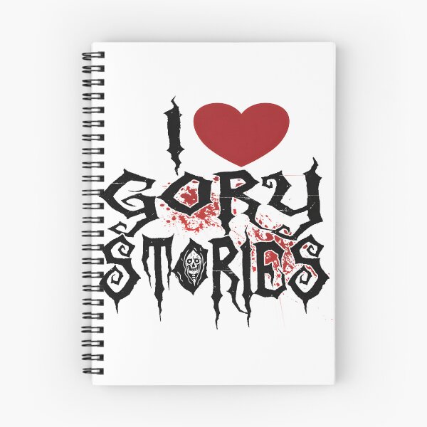 Item preview, I Love Gory Stories Logo Graphic Design for Horror Fans designed and sold by Salin Loktam.