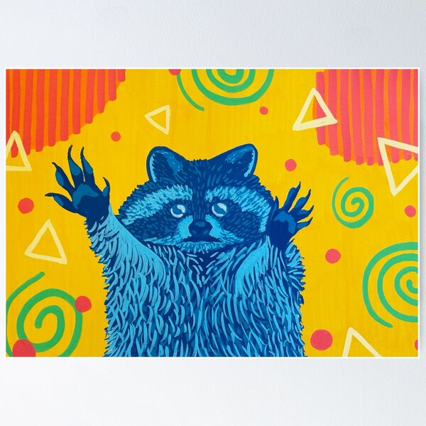 Item preview, Raccoon Wizard designed and sold by shopkatiehorton.