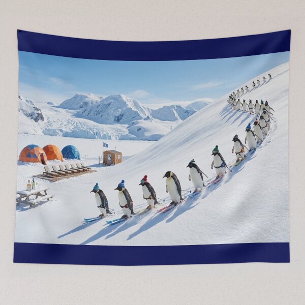Item preview, ski holiday designed and sold by GAWPAWshop.