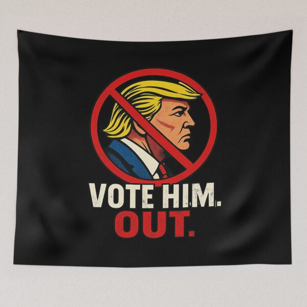 Item preview, Vote Trump Out – Anti Trump Election Protest designed and sold by TEEJAMBOREE.