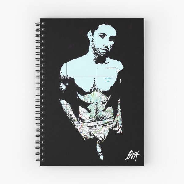 Item preview, Young Gay Bearded Chav In Underwear Map Art By NLMKArtStudio designed and sold by NLMKArtStudio.