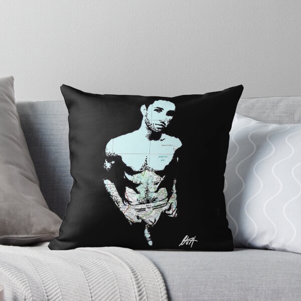 Item preview, Young Gay Bearded Chav In Underwear Map Art By NLMKArtStudio designed and sold by NLMKArtStudio.