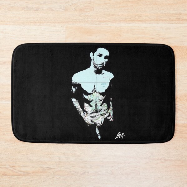 Item preview, Young Gay Bearded Chav In Underwear Map Art By NLMKArtStudio designed and sold by NLMKArtStudio.