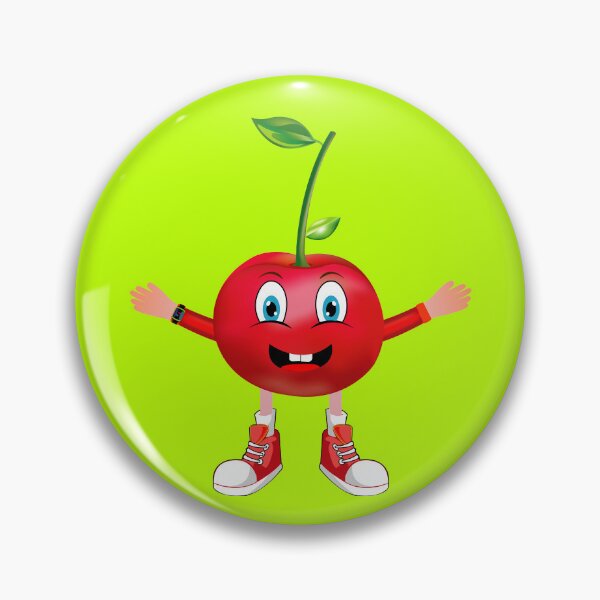 Item preview, Happy Cherry Animated Character Boy Version designed and sold by ExpressiveToon.