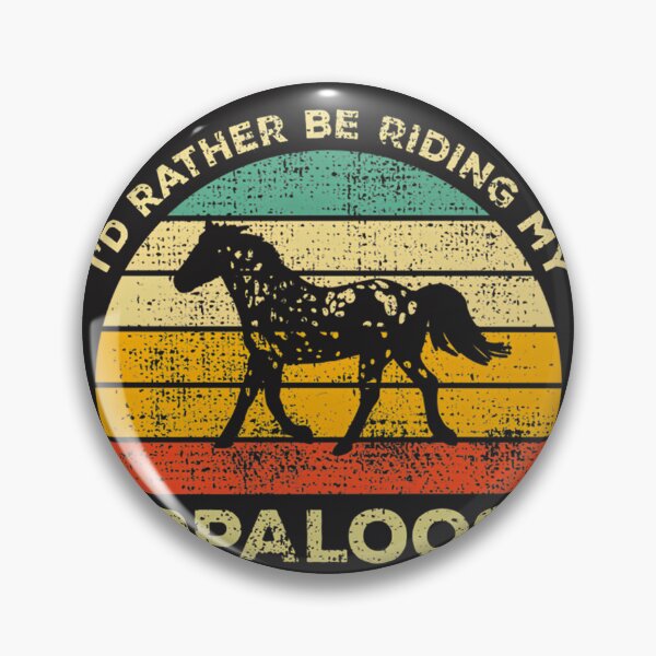 Item preview, I'd Rather Be Riding My Appaloosa Vintage Style Gift for Appaloosa Horse Lovers designed and sold by Albyna.