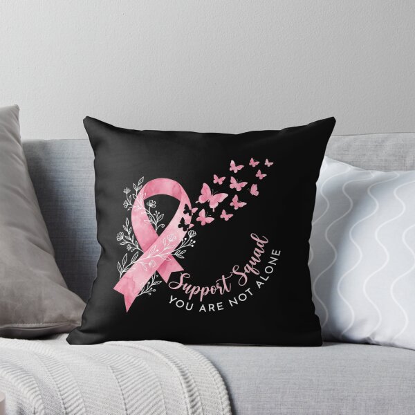 Item preview, breast cancer awareness pink ribbon butterflies floral designed and sold by SofenArt.