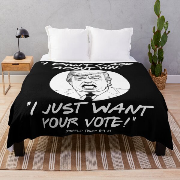 Item preview, Trump Only Cares About Your Vote Quote designed and sold by EthosWear.