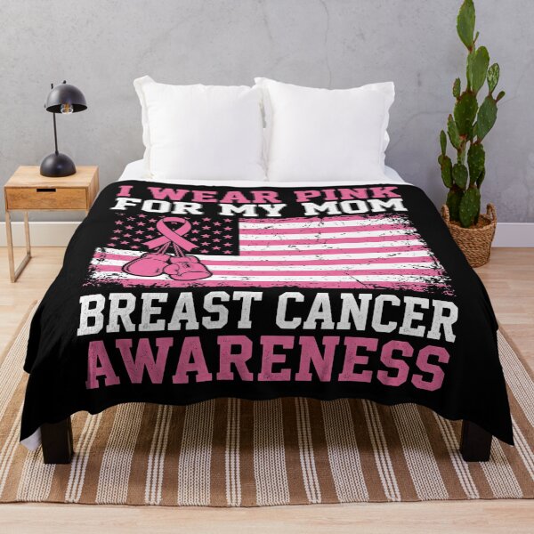 Item preview, Breast Cancer Awareness Pink Ribbon Boxing Mom Graphic designed and sold by SofenArt.