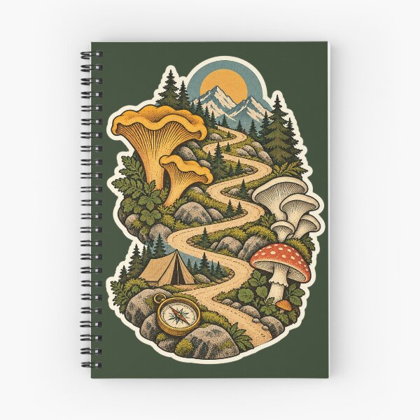 Artikelvorschau, Aufkleber für den Wanderweg „Retro-Pilz-Serben“ entworfen und verkauft von WaynesCave.