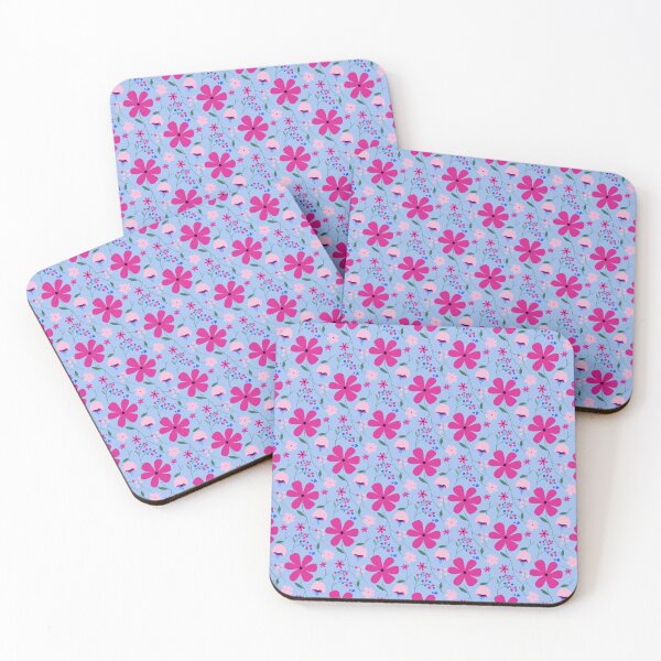 Item preview, Pink flowers pattern designed and sold by giulyz.
