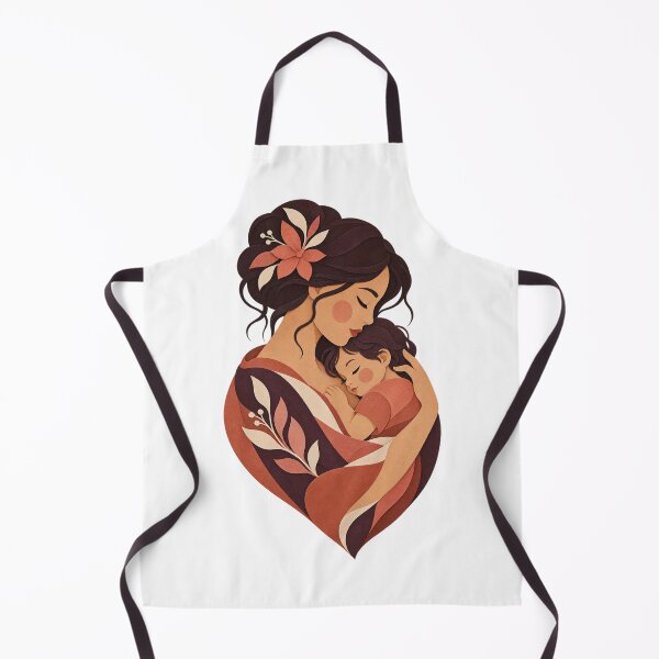 Item preview, Mother and Child in a Floral Embrace designed and sold by SanaaYangu.