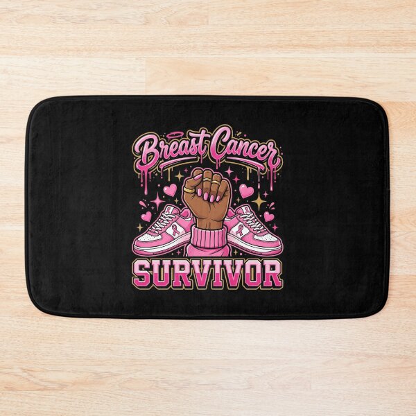 Item preview, Breast Cancer Survivor Pink Ribbon Power Graphic designed and sold by SofenArt.