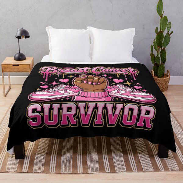 Item preview, Breast Cancer Survivor Pink Ribbon Power Graphic designed and sold by SofenArt.