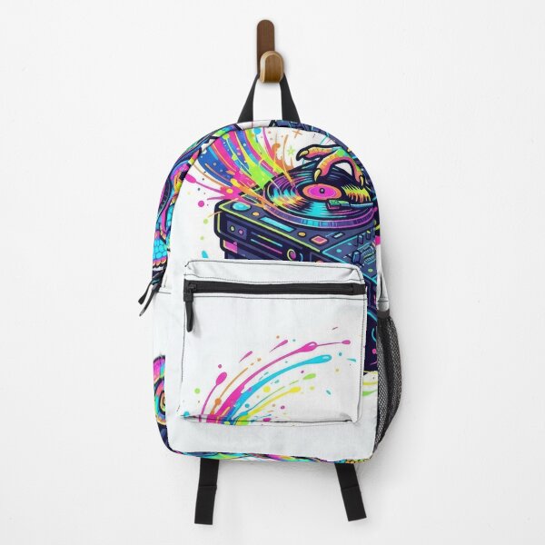 Item preview, Colorful DJ Chameleon Mixing Vinyl Music Art designed and sold by Rahat3344.