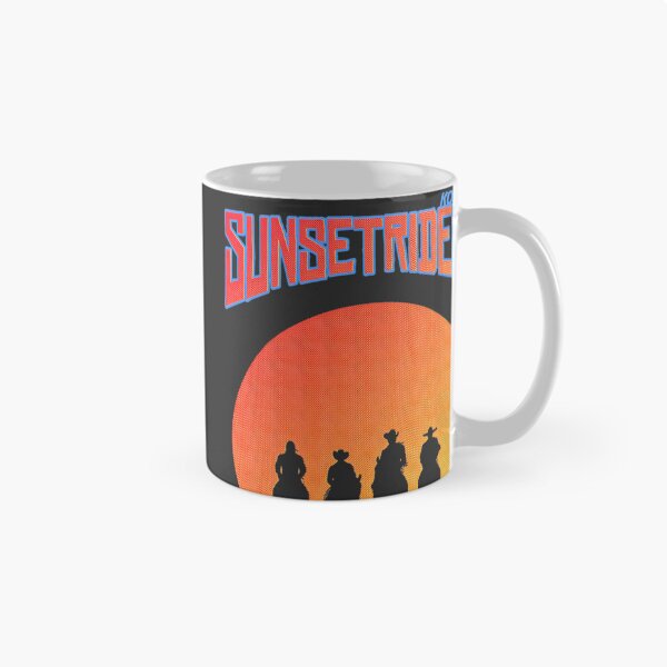 Item preview, Sunset Riders Scenic Landscape Art with Warm Colors and Silhouettes designed and sold by Dibes81.