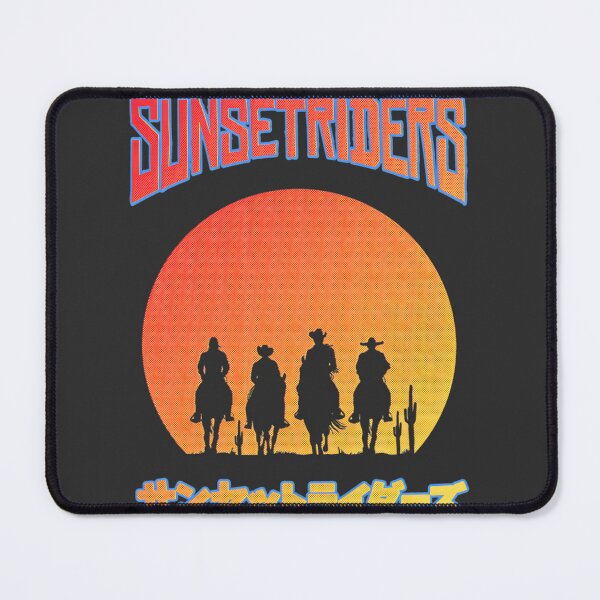Item preview, Sunset Riders Scenic Landscape Art with Warm Colors and Silhouettes designed and sold by Dibes81.