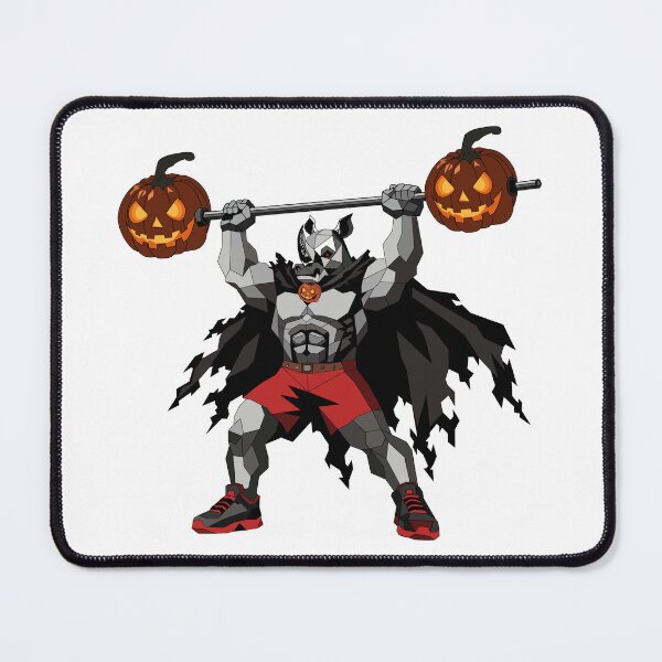 Item preview, Ray the Polygonal Rhino - Pumpkin Power designed and sold by MORRAx.