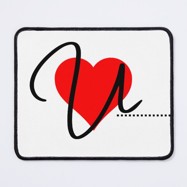 Item preview, U as in us with heart designed and sold by Mitti Di Khushboo.