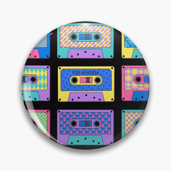 Item preview, Mixed Tape Colorful Retro Audio Cassettes designed and sold by LaRoach Digital Arts.