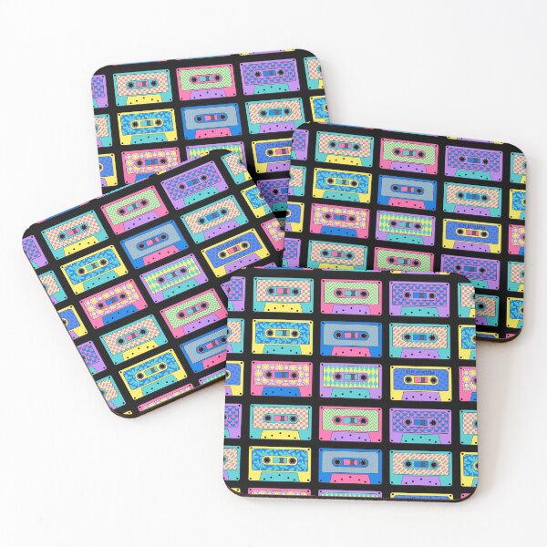 Item preview, Mixed Tape Colorful Retro Audio Cassettes designed and sold by LaRoach Digital Arts.