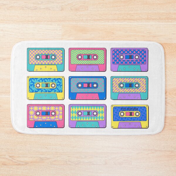 Item preview, Mixed Tape Colorful Retro Audio Cassettes designed and sold by LaRoach Digital Arts.