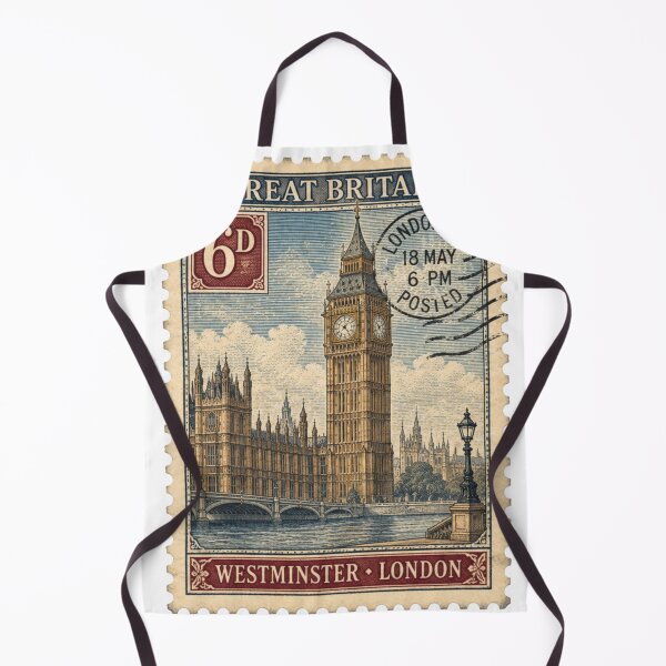 Item preview, Vintage London Big Ben British Postage Stamp designed and sold by Tropical art.