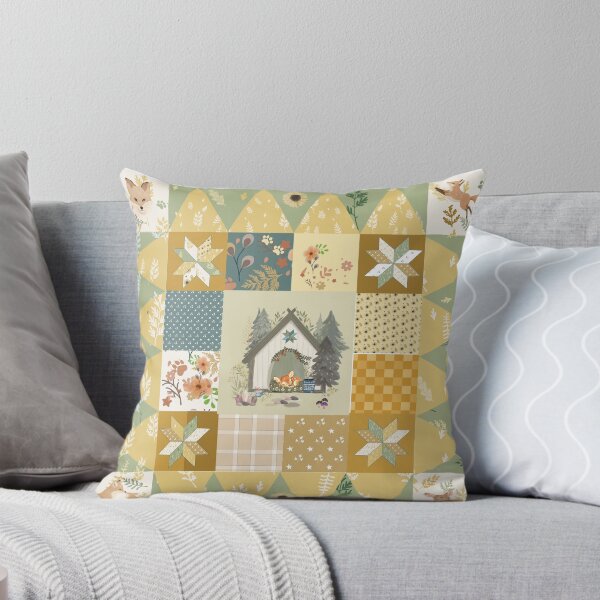 Item preview, Woodland Flying Foxes Quilt designed and sold by Kim Prowse.
