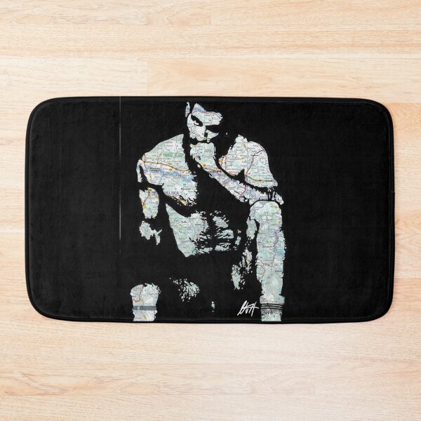 Item preview, Beared Gay, Hairy Chest And Hair Legs In Sports Socks Map Art By NLMKArtStudio designed and sold by NLMKArtStudio.