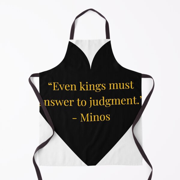 Item preview, Minos Quote – Classical literature / mythology Gold Text Black Heart designed and sold by TheIconSmith.
