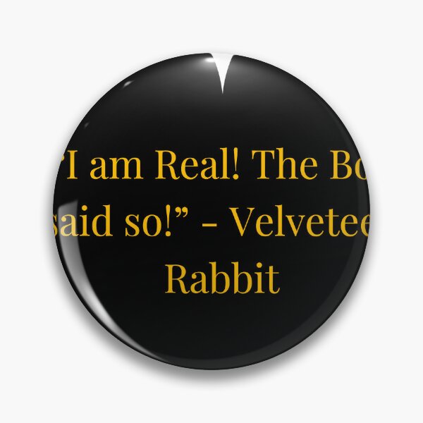 Item preview, Velveteen Rabbit Quote – The Velveteen Rabbit Gold Text Black Heart designed and sold by TheIconSmith.