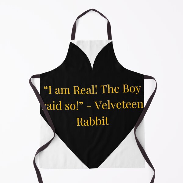 Item preview, Velveteen Rabbit Quote – The Velveteen Rabbit Gold Text Black Heart designed and sold by TheIconSmith.