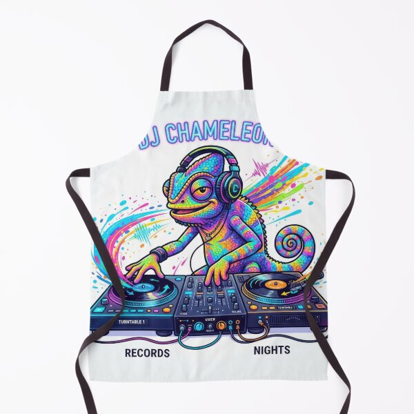 Item preview, DJ Chameleon Records Nights Vibrant Music Art designed and sold by Rahat3344.