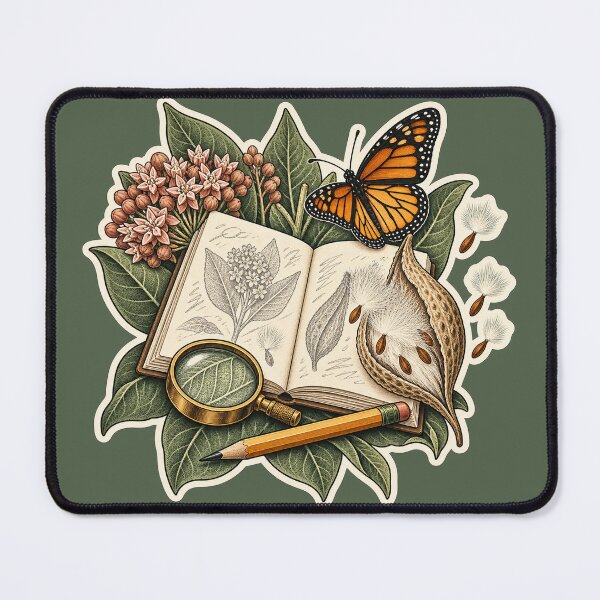 Item preview, Milkweed Field Notes Nature Journal Sticker designed and sold by WaynesCave.