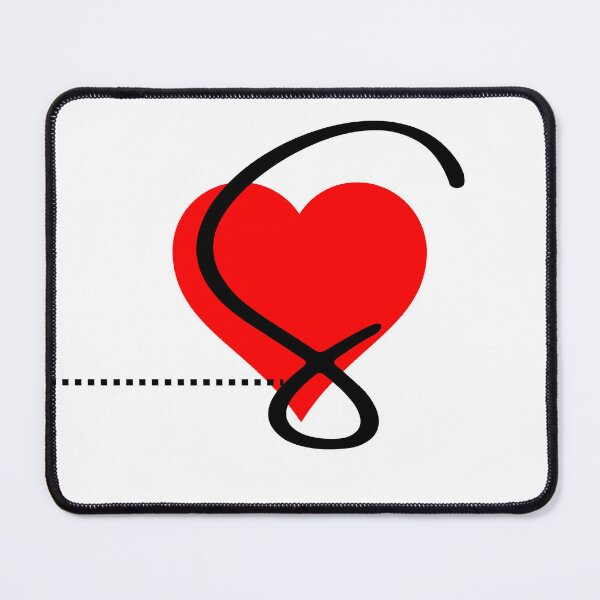 Item preview, S as in us with heart designed and sold by Mitti Di Khushboo.