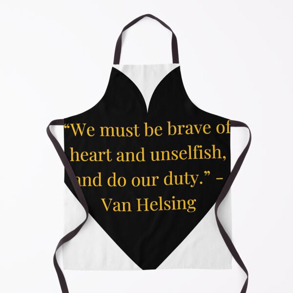 Item preview, Van Helsing Quote – Dracula Gold Text Black Heart designed and sold by TheIconSmith.