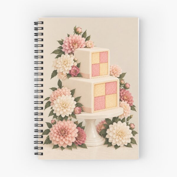 Item preview, Battenberg Wedding Cake and Dahlias designed and sold by thetshirtworks.