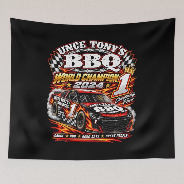 Item preview, BBQ Stock Car Auto Competition 2024 Graphic designed and sold by fungear.