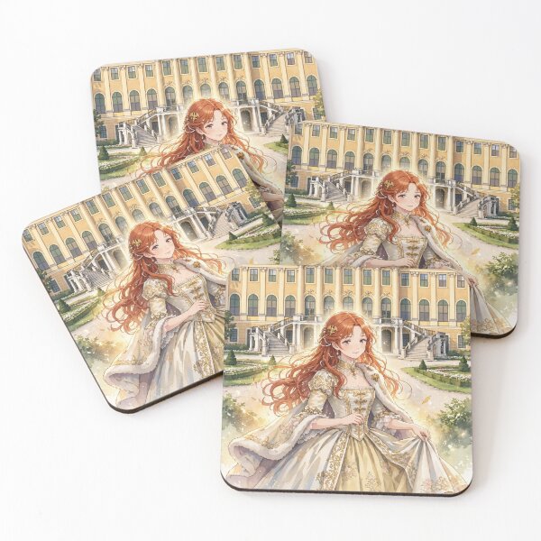 Item preview, Schönbrunn Palace Vienna Austria Travel Adventure Exploring the Iconic Historic Palace Austrian Architecture European City Travel and Wanderlust with Red Haired Woman designed and sold by DibujandoPorfa.