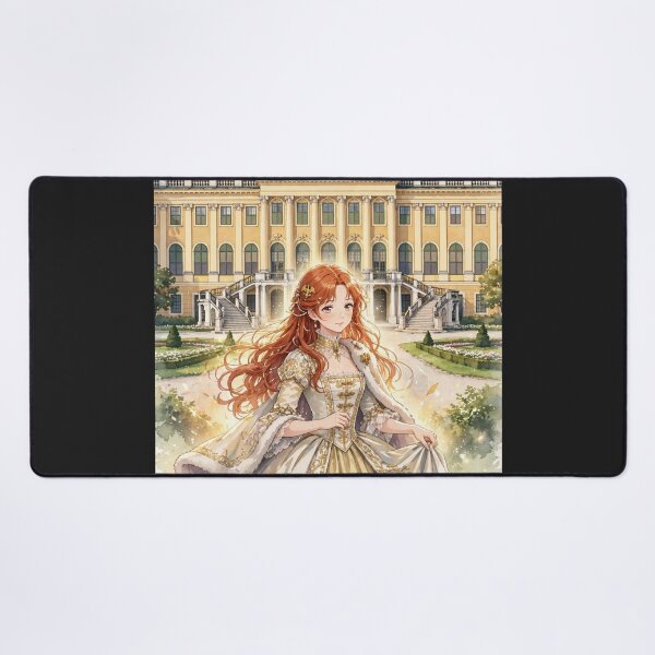 Item preview, Schönbrunn Palace Vienna Austria Travel Adventure Exploring the Iconic Historic Palace Austrian Architecture European City Travel and Wanderlust with Red Haired Woman designed and sold by DibujandoPorfa.